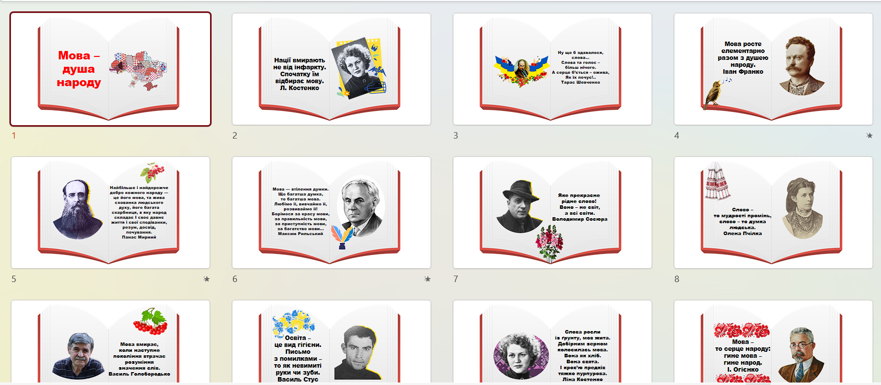 Цитати про мову. — Українська мова 5 клас, 6 клас, 7 клас, 8 клас, 9 клас, 10 клас, 11 клас